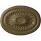Ekena Millwork Saverne Ceiling Medallion, Hand-Painted Mississippi Mud, 18 1/2"W x 13 1/2"H x 1 7/8"P CM18SAMMF - alternate 1